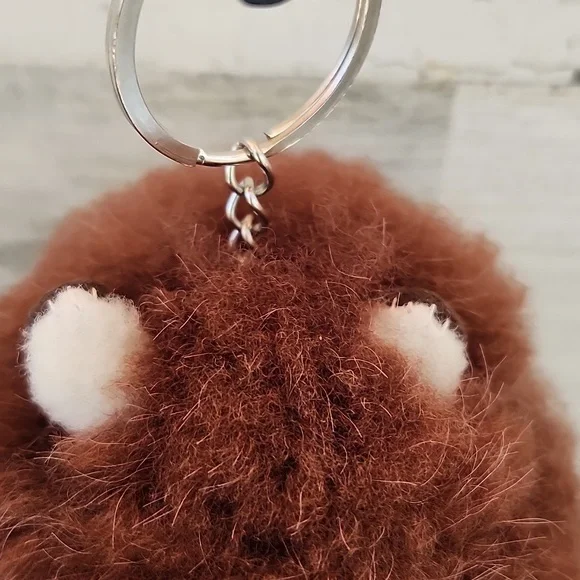 TERRA BABY ALPACA FUR KEYCHAIN/BAG CHARM - Picture 5 of 7